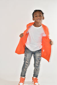 Popping Color Jacket Orange/Red