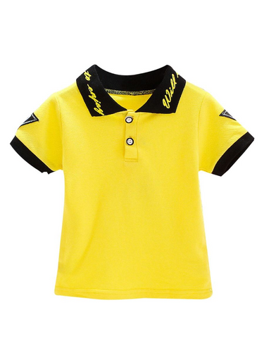 Yellow Polo Shirt - Little Fellows Clothing