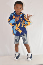 Load image into Gallery viewer, Yellow &amp; Blue Camo Windbreaker - Little Fellows Clothing
