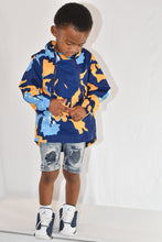 Load image into Gallery viewer, Yellow &amp; Blue Camo Windbreaker - Little Fellows Clothing
